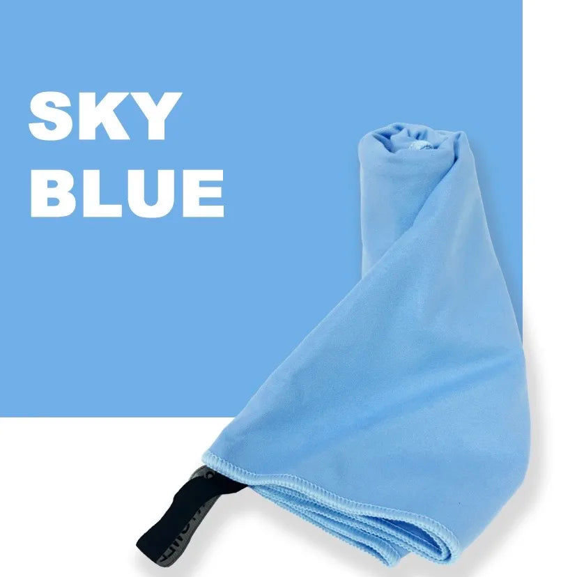 Microfiber Workout Towels For GYM Sweat Quick Dry Sports Towel for Yoga, Running, Camping, Beach, Swimming Pool& More