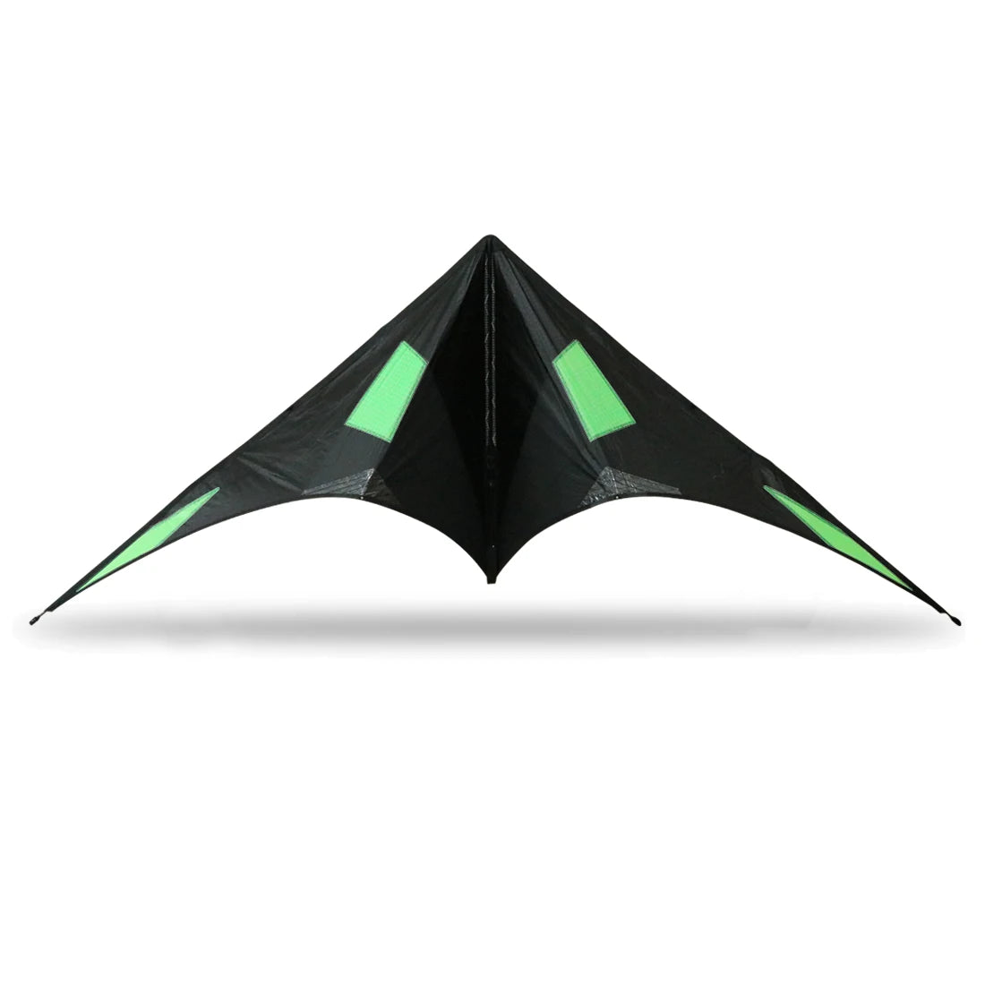 9KM Freilein Acrobatic Kite 2.34m 2 Line Professional Stunt Kite Blackjazz Ⅲ Beach Wrist Strap + 2x30mx150lb Spectra Lines +Bag