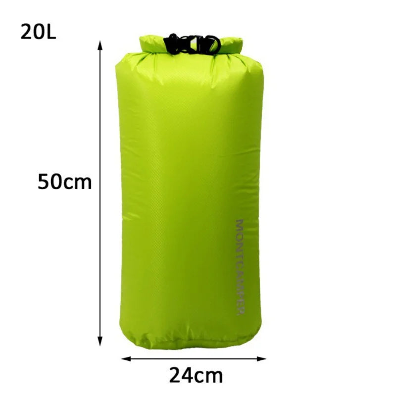 3/5/10/20/35L Dry Bag Sack Nylon Ultralight Drifting Swimming Clothes Storage Bag Pack Waterproof Rafting Kayaking Sport Bag