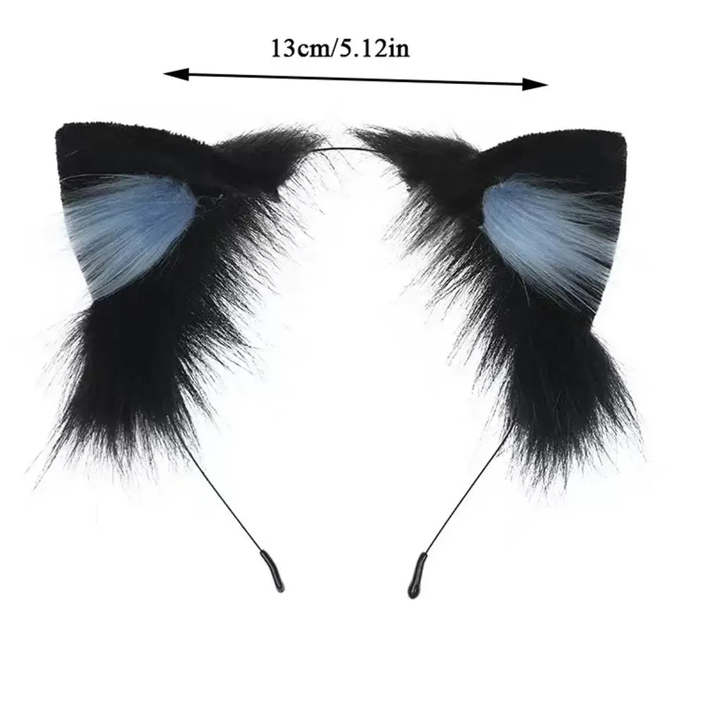 1PC Halloween Cat Ear Cosplay Headband For Women 2026 New Style Cute Hairband For Halloween Christmas Cosplay Party Costume