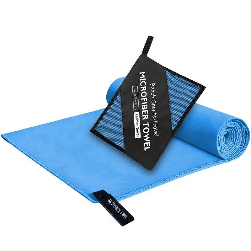 6 Sizes Premium High Quality Microfiber Towel Ultra Absorbent Quick Dry Portable Bag Gym Yoga Beach Camping Travel Lightweight