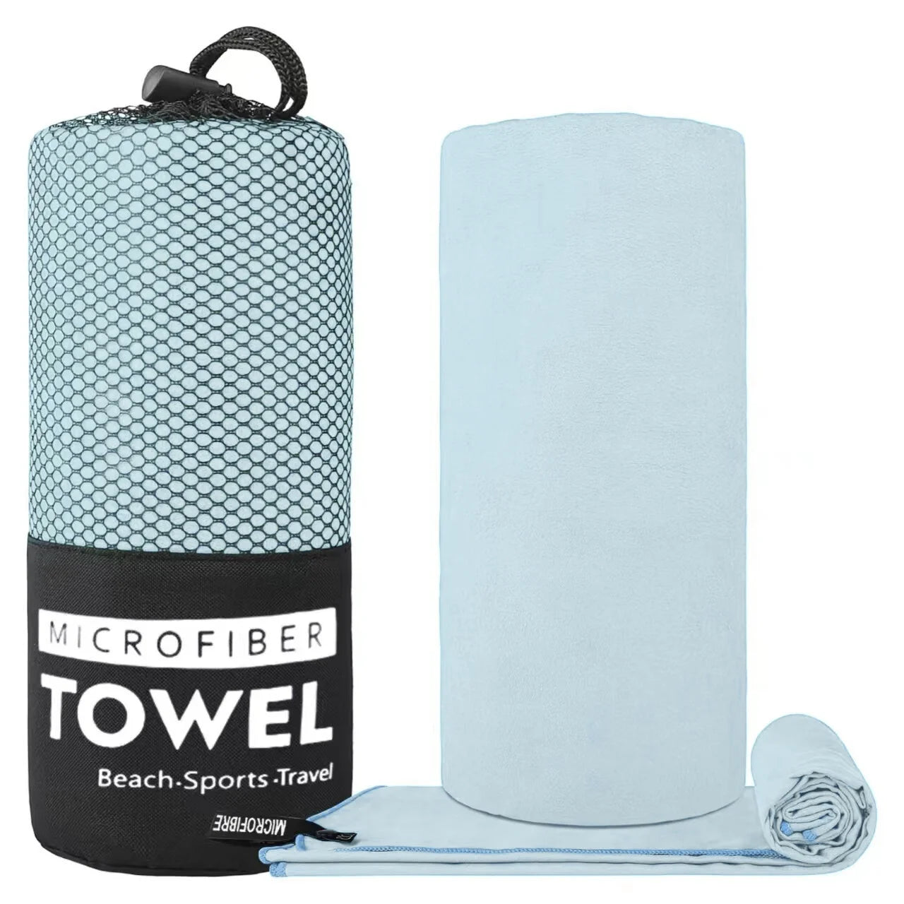 1 Pcs Microfiber Towel Sports Quick-Drying Super Absorbent Camping Towel Super Soft Lightweight Gym Swimming Yoga Beach Towel