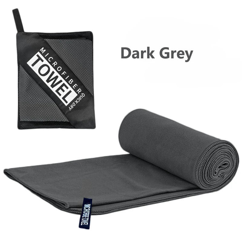 Quick Drying Microfiber Swimming Towel Super Absorbent Gym/Camping Towel Ultra Compact Lightweight Sports/Beach/ Travel Towels