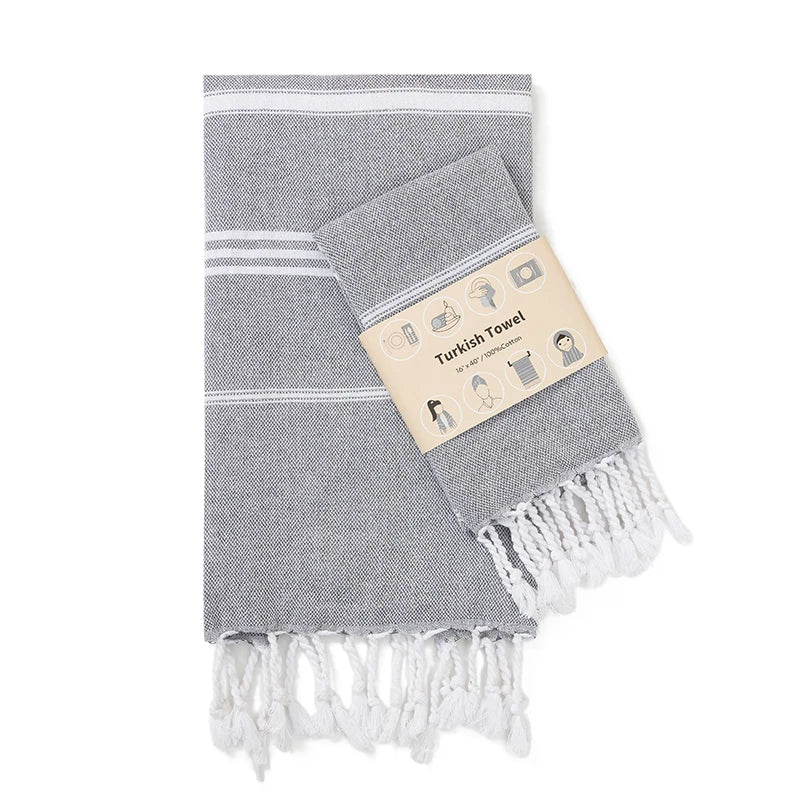 Premium Turkish Cotton Towels Soft and Luxurious Bath Hand and Face Towel Set Striped Towel Rectangular Tablecloth Bathroom set
