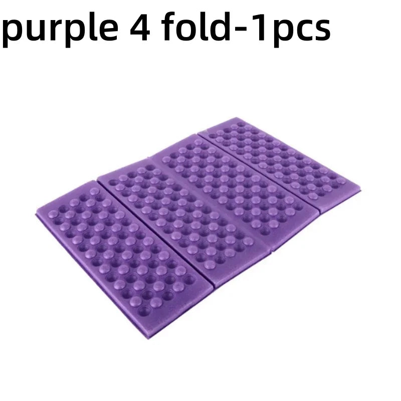 Folding Camping Mat Seat Waterproof XPE Foam Seat Cushion Poatable Picnic Pad Beach Chair for Hiking Fishing Mountaineering