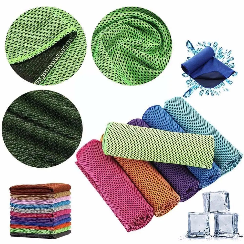Quick Drying Microfiber Yoga Fitness Running Instant Cool Ice Towels Sports Cooling Towels Hiking Towels Sweat-absorbent Towel