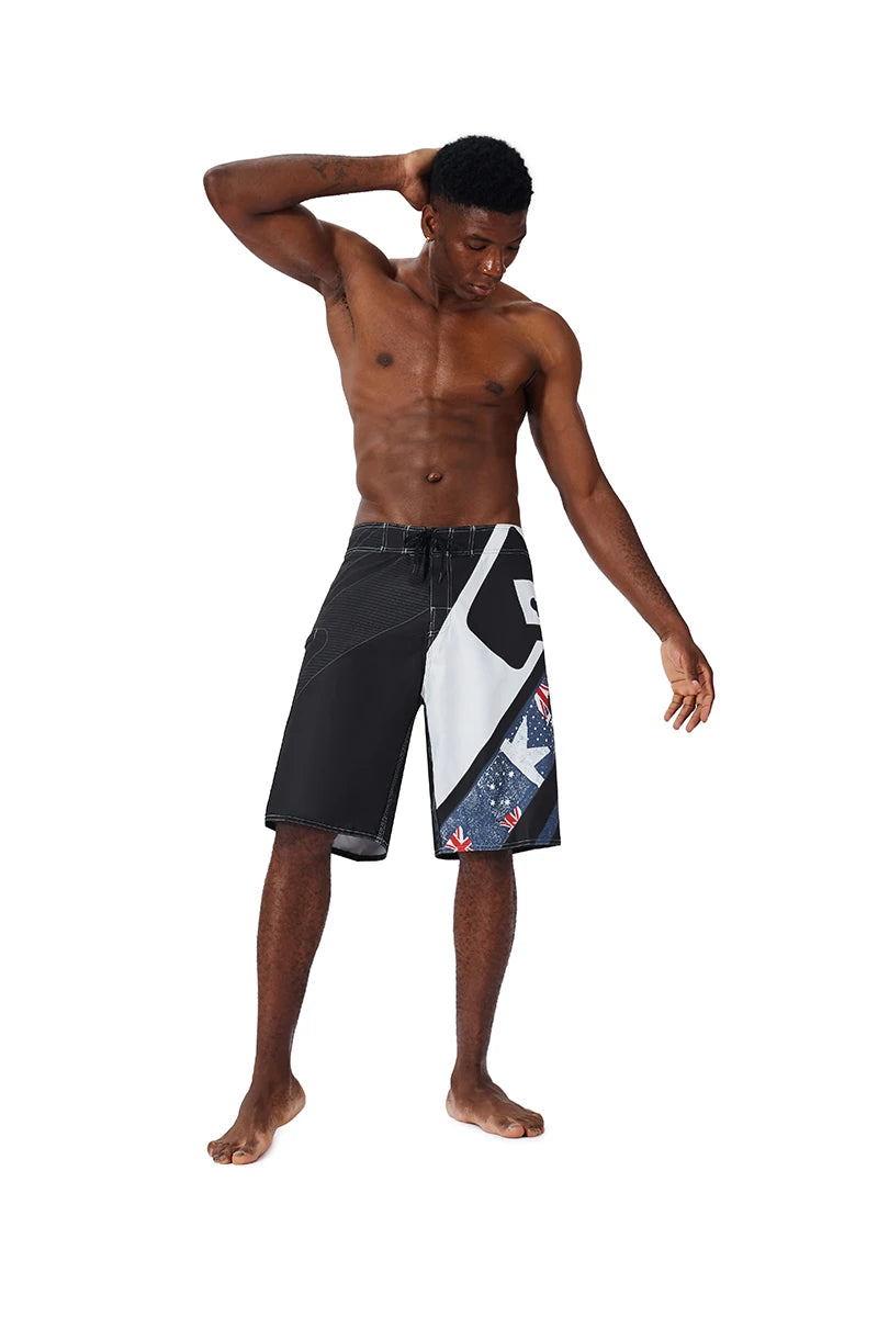 Summer Quick Drying Men Surf Beach Shorts Fitness Muscle High Quality Water Sports Men Beach Shorts  swimshorts  bermuda homme