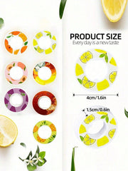 1pc Air Water Bottle With 1pc Random Round Shape Flavor Pod Sports Straw Plastic Cup Leak Proof Outdoor Travel Sports Bottles