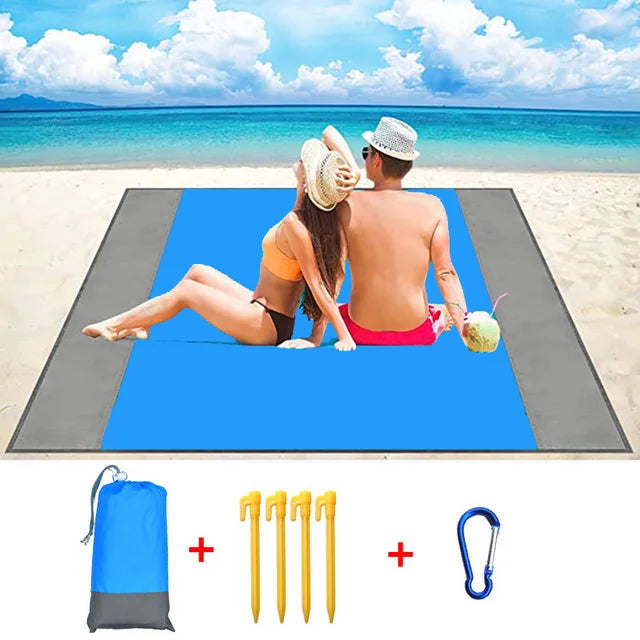 2026 Oversized Beach Mat Sand Free Beach Towel Outdoor Travel Camping Beach Blanket Home Decor Rugs Portable Foldable Picnic Mat