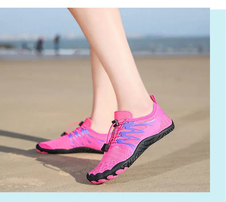 EOCENE Men Women Barefoot Outdoor Sports Aqua Shoes Quick-dry Beach Swimming Fitness Wading Hiking Cycling Water Sneakers Shoes
