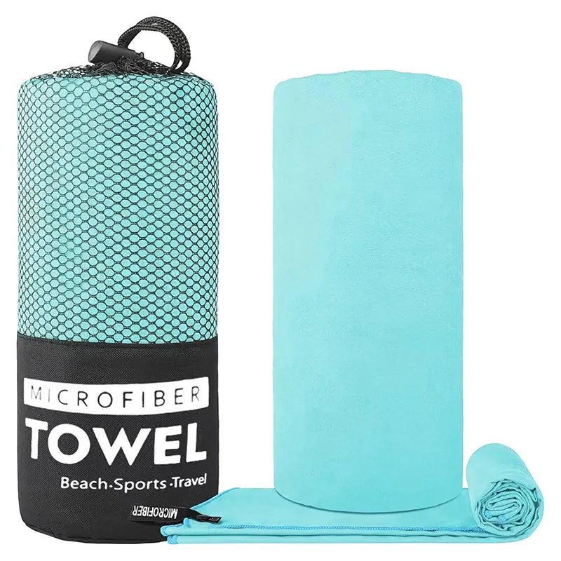 New Microfiber Towel Sports Quick Dry Super Absorbent Camping Towel Ultra Soft Lightweight Gym Swimming Yoga Beach Towel