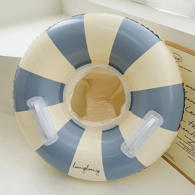 Rooxin Pool Float Swim Ring Tube Inflatable Swimming Seat Floating Ring Swimming Circle Beach Water Play Equipment
