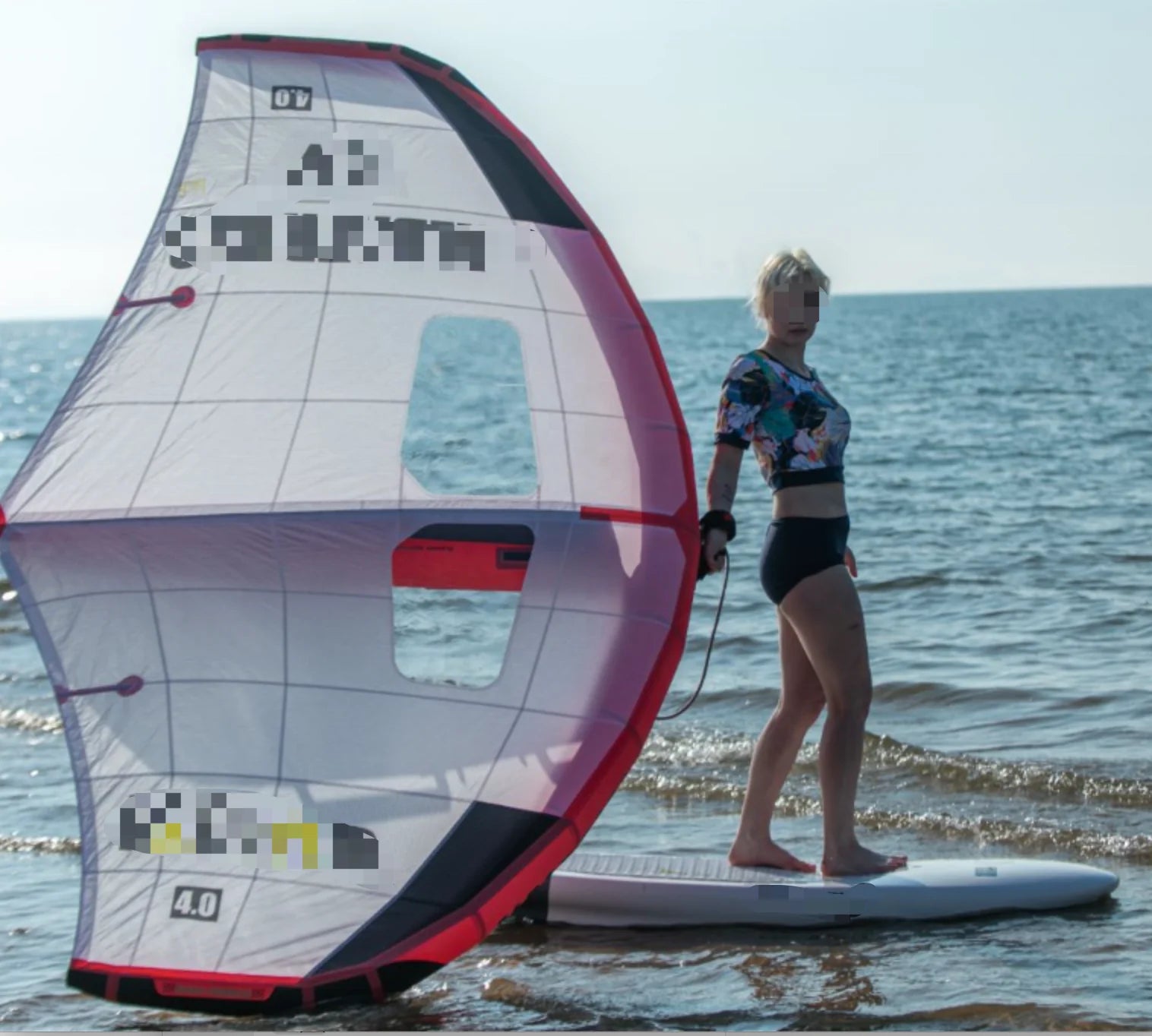 OEM ODM Customizable Logo Color Wind Wings Professional Dacron Ripstop Inflatable Kite Wings Board Complete Kit Kitesurfing