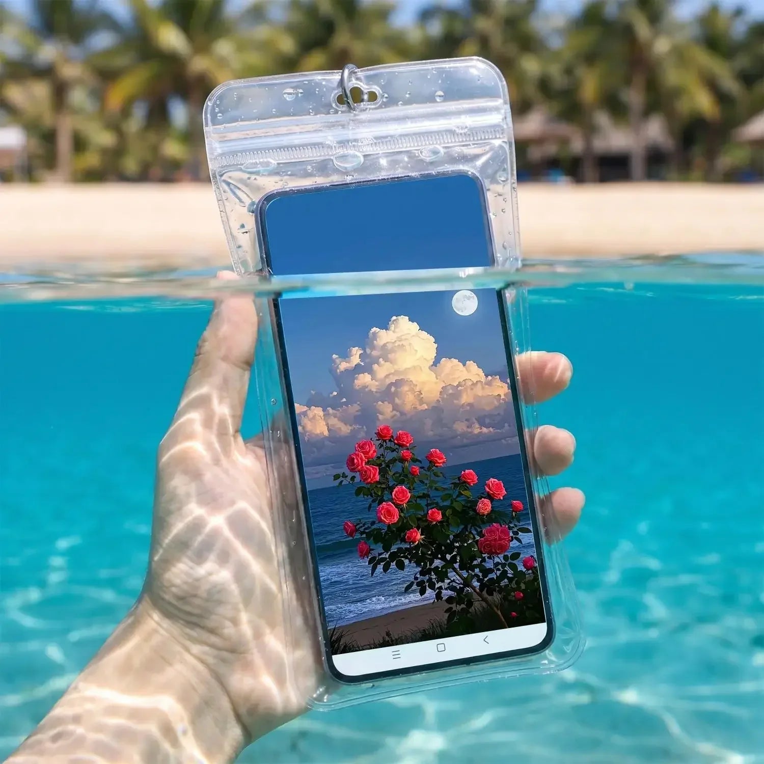 Universal Transparent Waterproof Phone Bag Underwater Summer Swimming Waterproof Case for IPhone Samsung Xiaomi Phones Pouch Bag