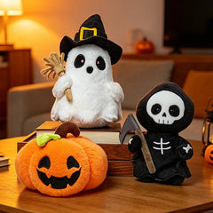 Halloween Set Pillows Pumpkins Ghosts Fun Accessories Holiday Decorations Plush Toys and Bag Charms Party Decor