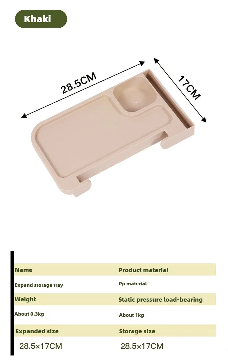 Outdoor Camping Chair Side Storage Tray Recliner Chair Tray Camping reunion Accessories Folding Universal Cup Holder Tool