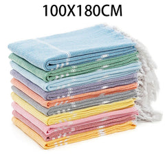 Cotton Turkish Beach Towels Extra Large Sand Free Quick Dry Clearance Swim Bath Camping  Towel Travel Blanket Adult Essentials