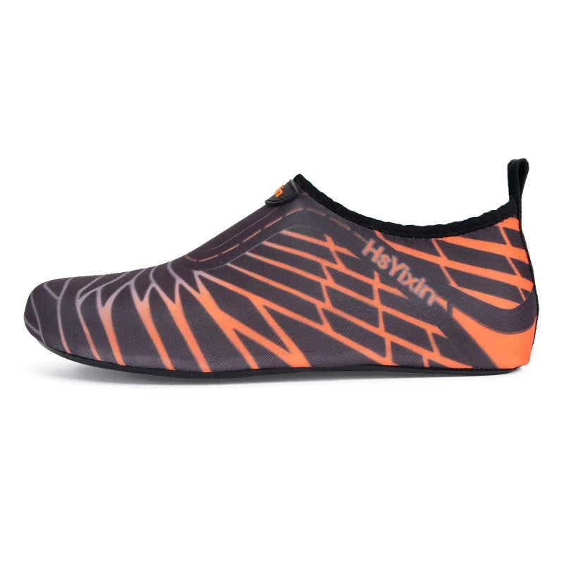Lightweight, foldable portable travel Aqua shoes water shoes barefoot sand inspired shoes beach snorkeling swimming water shoes