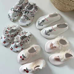 2026 Summer Children Swimming Shoes Cartoon Printed Non-slip Quick-Dry Boys Girls Beach Water Playground Sandals Shoes