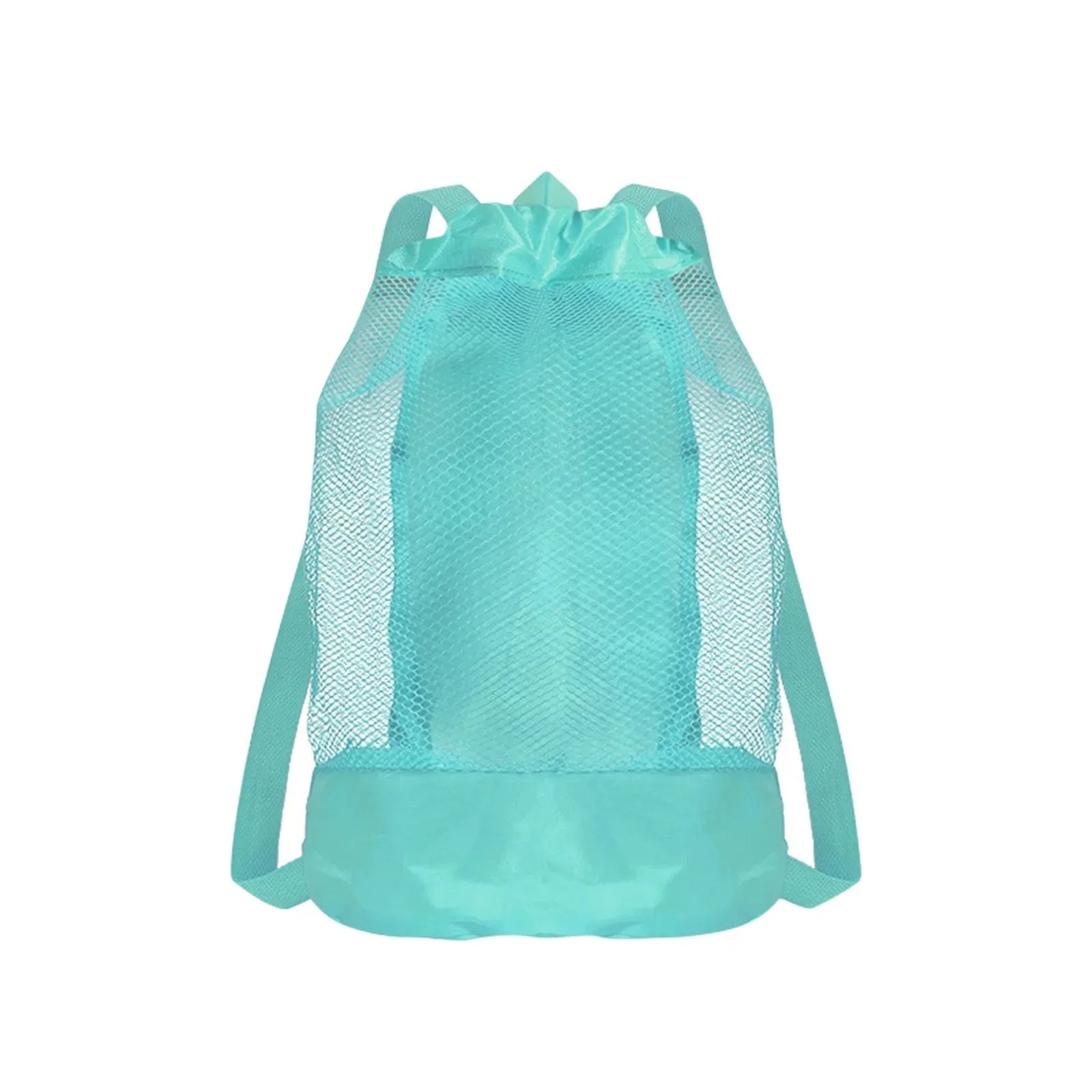 Extra-Large Sand-Resistant Drawstring Beach Backpack - Kids Pool Toys Storage Bag for Shell Collecting, Travel & Fitness