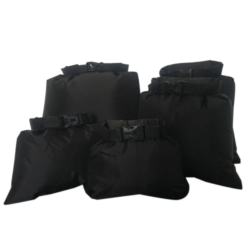 5pcs Waterproof Dry Bag For Camping Drifting Hiking Swimming Rafting Kayaking River Trekking Bags Outdoor Storage Pack Sack