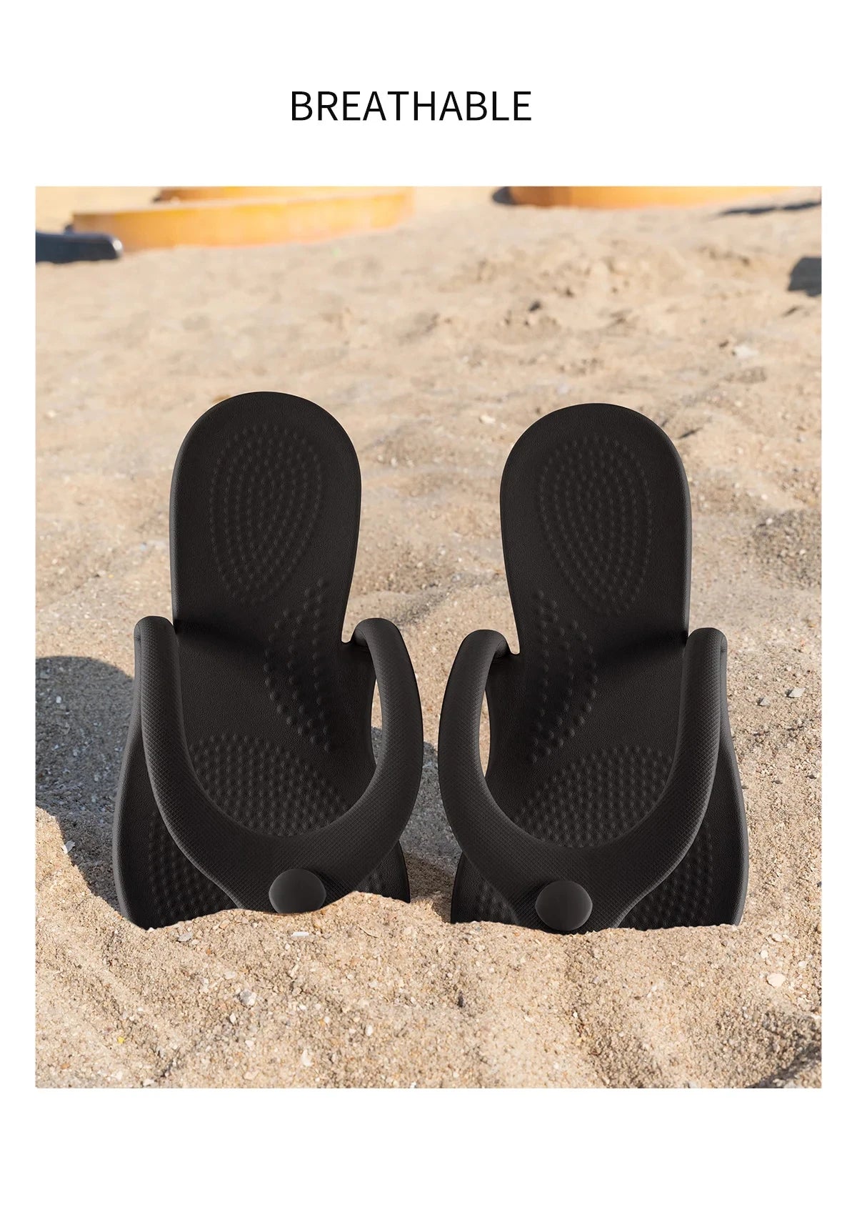 TZLDN EVA Women Flip Flops Foldable Detachable Beach Slippers Comfortable Soft Outdoor Flip Flops