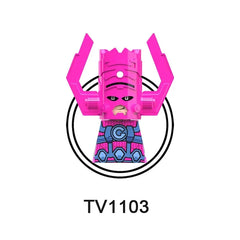 Blind Box Mini Building Blocks TV6205 Figures Big Goblin Spiderman Iron Man Venom Captain Hawk Deadpool Armor Christmas Gift Toy