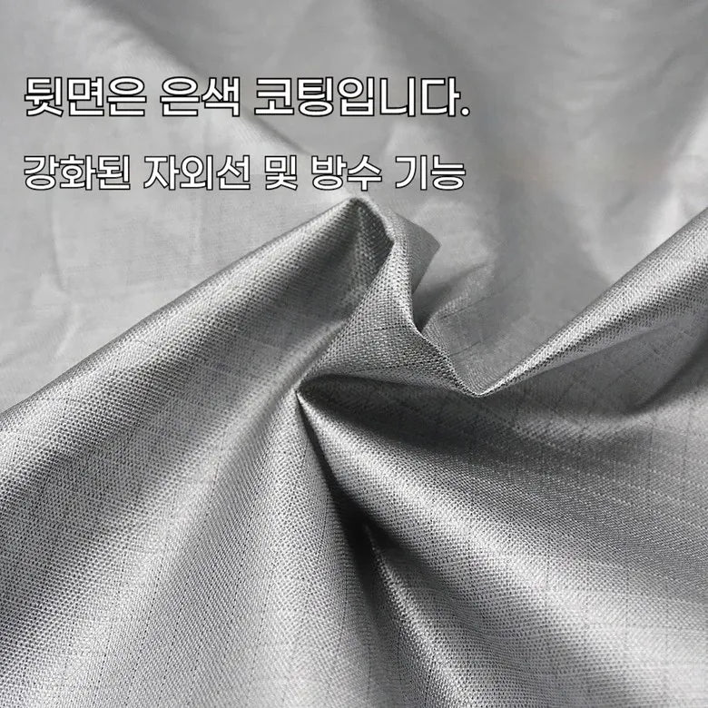 Lightweight 3x4M Hexagonal Camping Tarp Waterproof Awning Sun Shelter Outdoor Canopy for Hiking Beach Picnic Travel