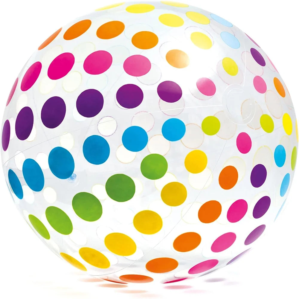 40CM Inflatable Beach Ball - Jumbo Colorful Pool Toys for Swimming Water Play & Summer Parties - Outdoor Beach Games Party Favor