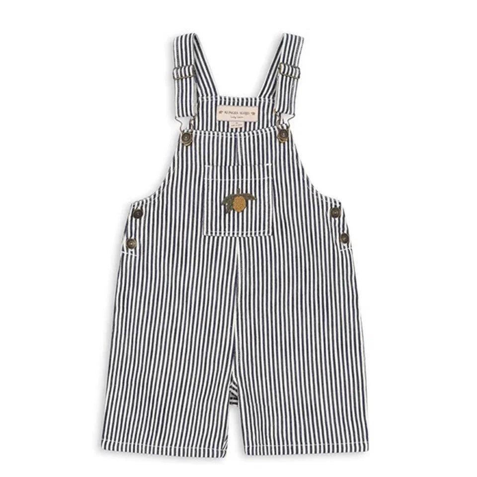 Boys Denim Overalls 2025 KS Girls Cute T-shirt Skirt Boy Simple Cool Tee Tops Shorts Baby Kids Beach Shorts Children Clothes Set