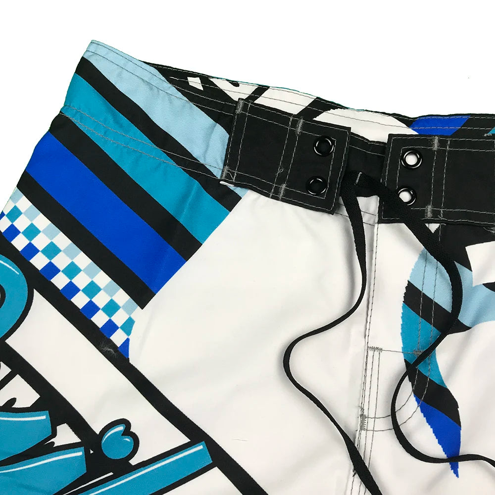 Summer New Fashion Trend Mens Beach Shorts Bermuda Phantom  Quick Dry Swimwear Casual Print Diving Surfwear men swimming shorts