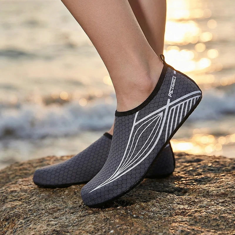 Men Women Children Quick Dry Water Sports Barefoot Feeling Wading Shoes, Swimming Water Shoes, Windsurfing, Surfer，Yoga Shoes