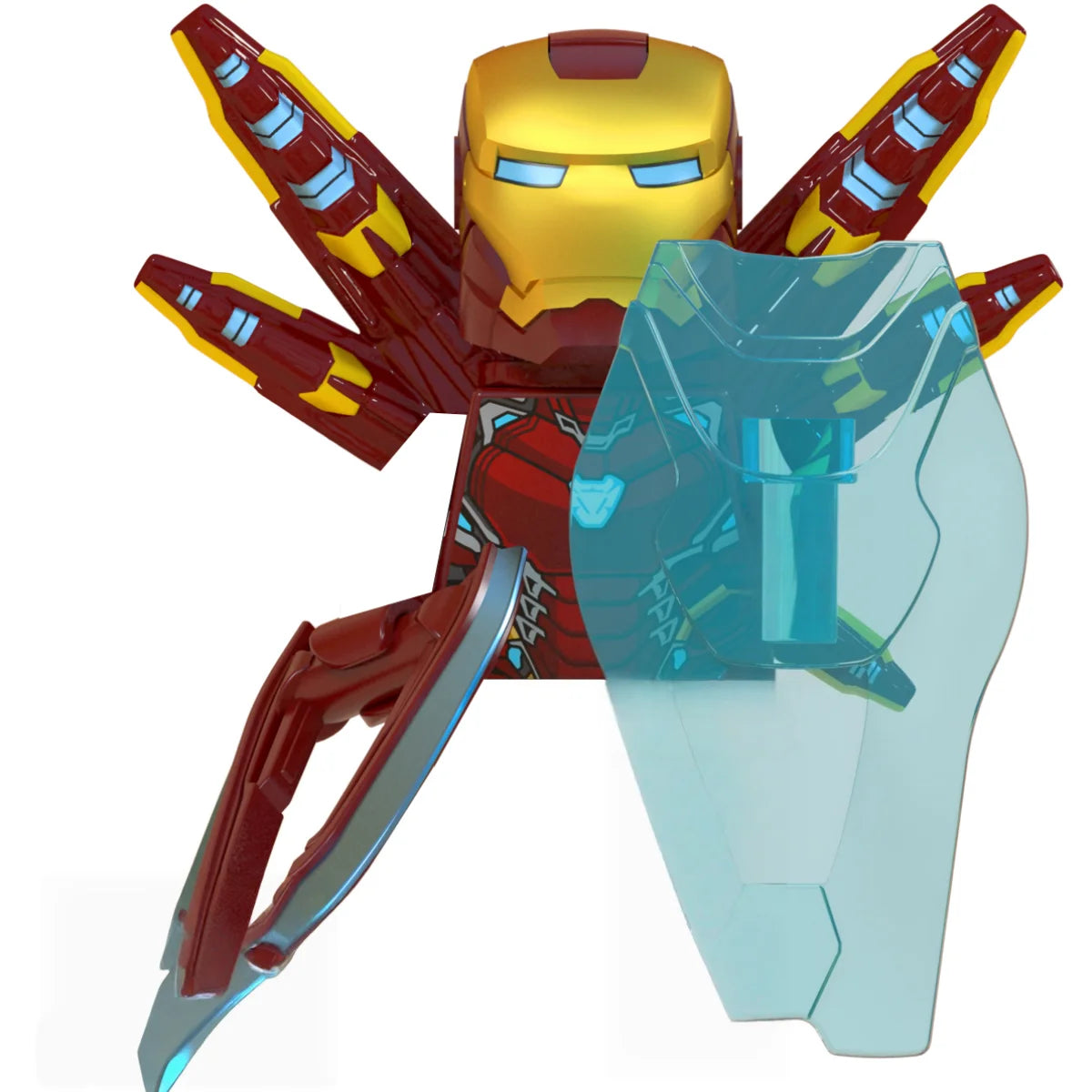 Blind Box Mini Building Blocks TV6205 Figures Big Goblin Spiderman Iron Man Venom Captain Hawk Deadpool Armor Christmas Gift Toy
