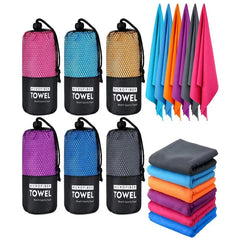 40x80/80x160CM Quick Drying Sports Towel Blue Gray Green Orange Swimming Gym Fitness Camping Running Beach Towel