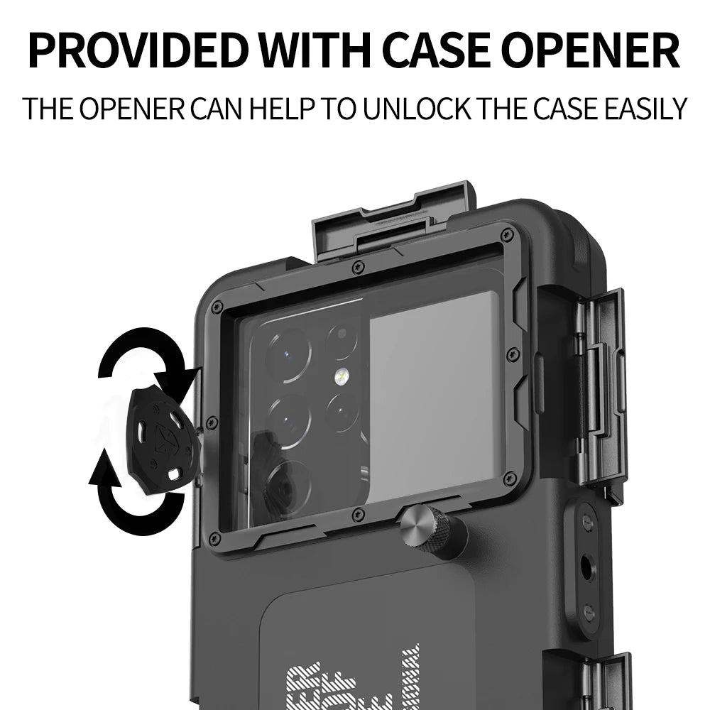 New Multifunctional Durable Waterproof 15m /50Ft Universal 6.9inch Waterproof Phone Case Underwater Photography Ip68 Professional Diving Suitable for Iphone/Samsung/Xiaomi/Huawei/Google