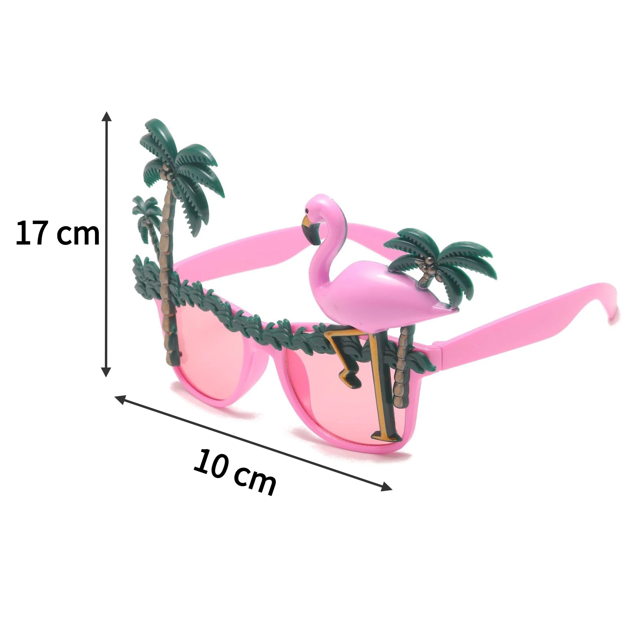 KAMMPT Novelty Party Shades Fun Hawaiian Tropical Fancy Photo Props Eyewear Summer Beach Party Decor Crazy Glasses for Adults