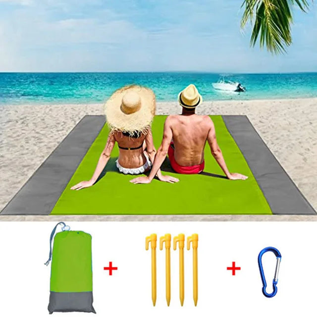 2026 Oversized Beach Mat Sand Free Beach Towel Outdoor Travel Camping Beach Blanket Home Decor Rugs Portable Foldable Picnic Mat