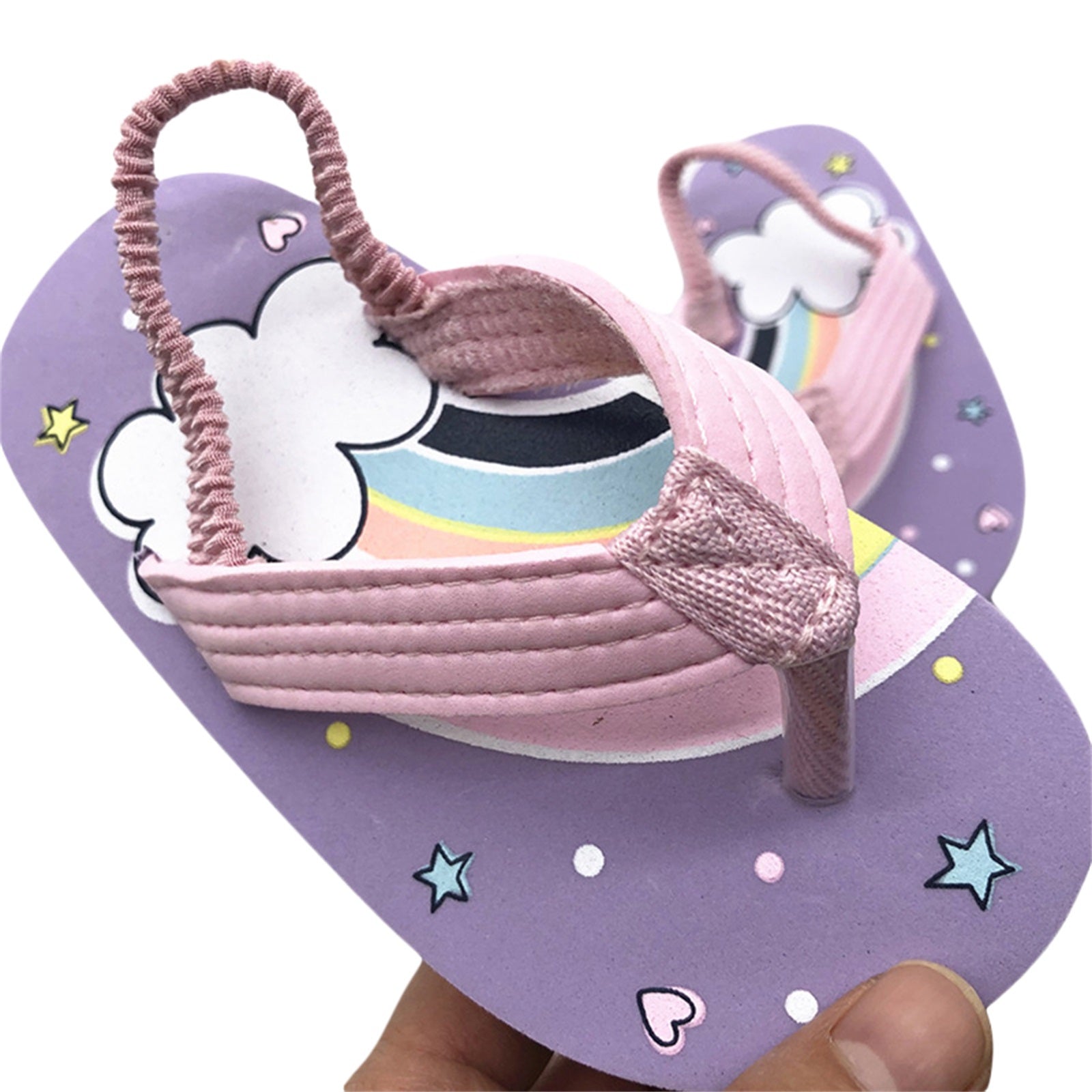 Toddler Flip Flops Shoes Little Kid Sandals with Back Strap Boys Girls Water Shoes for Beach and Pool