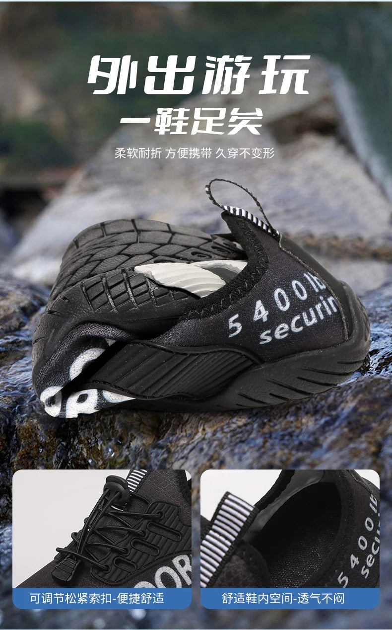 Men River Tracing Water Shoes Woman Outdoor Beach Swimming Mountaineering Shoes Breathable Summer Quick-Dry Aqua Shoes Wading