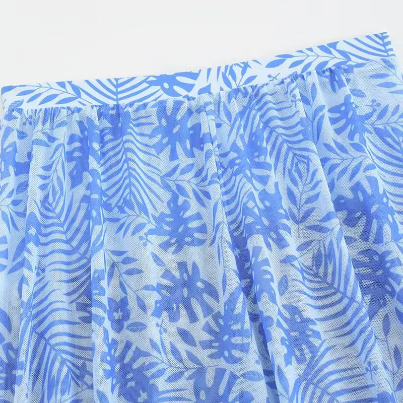 3 Pieces High Waist Bikini 2026 Girls Swimsuit & Beach Pant Swimwear Children Bathers Bathing Swimming Swim Suit Beachwear 8-12Y