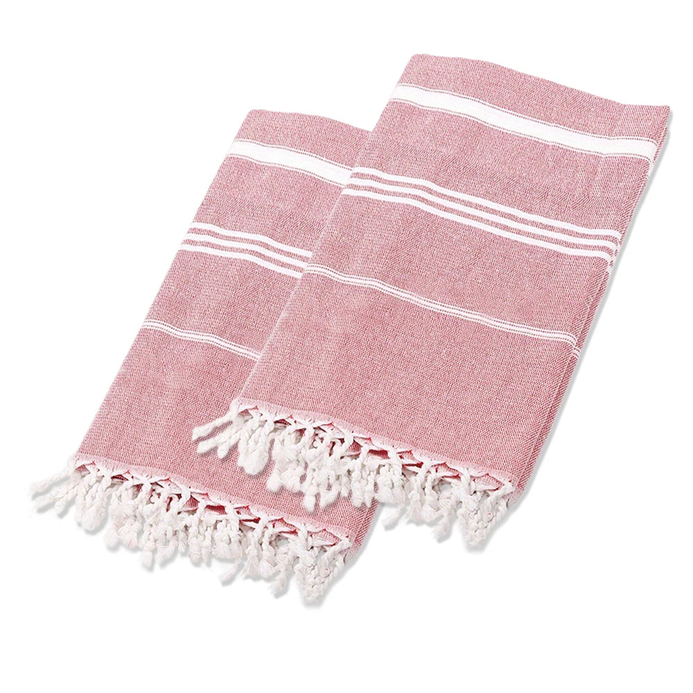 100X180cm Turkish Beach Towel Oversized Sand Free Tassel Quick Dry Swim Extra Large Light Travel for Adults Gifts Accessories ﻿