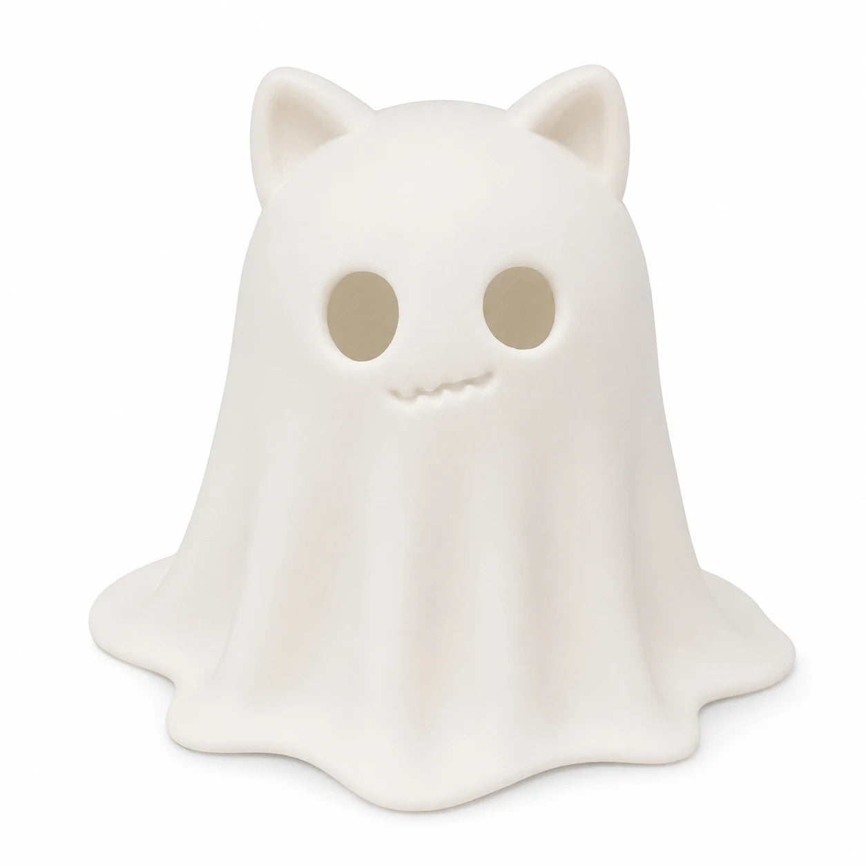 Cute Middle Finger Ghost Statue, Small Halloween Decor for Home, Centerpiece for Coffee Table, Adorable Horror Figure
