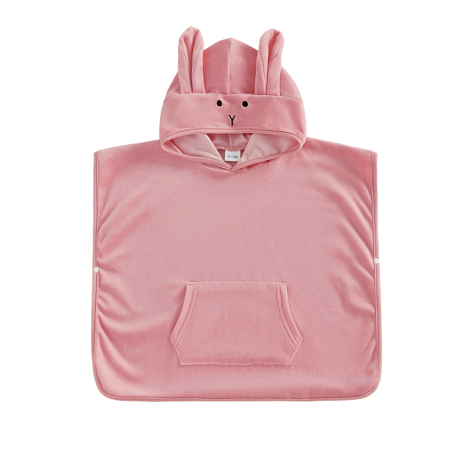 Suefunskry Kids Swim Cover-up Hooded Beach Clothes Cute Bunny Ears Bath Towels with Hood and Pockets Baby Swim Robes