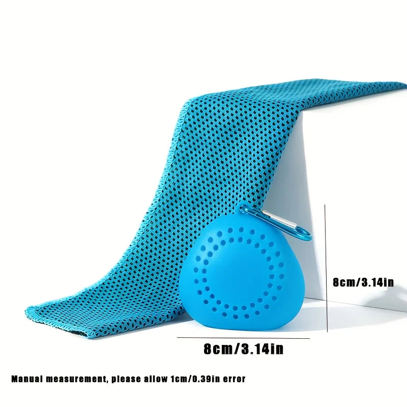 Ice Cooling Microfiber Towel Quick Dry Soft Lightweight Gym Yoga Camping Running Beach Sports Towel Super Absorbent for Outdoor