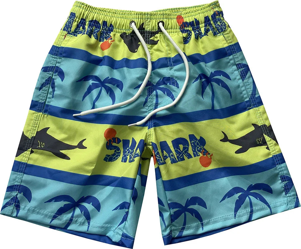 3-15 Years Kids Swimming Trunks Summer Boys Shorts Beach Fast Dry Baby Boys Shorts Children Bathing Suits Surf Board Swimwears