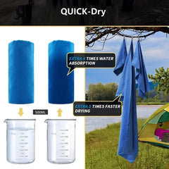Quick-Drying Sports Towel Thick Sand Free Microfiber Quick Dry Towel , Super Absorbent Soft Swim BeachTowels for Men, Women