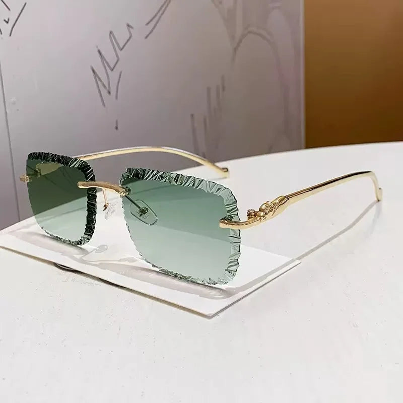 1pc European Men's and Women's Box Fashion Sunglasses for Summer Sunshade, Sunscreen, UV Protection, Sports Glasses Frame for St