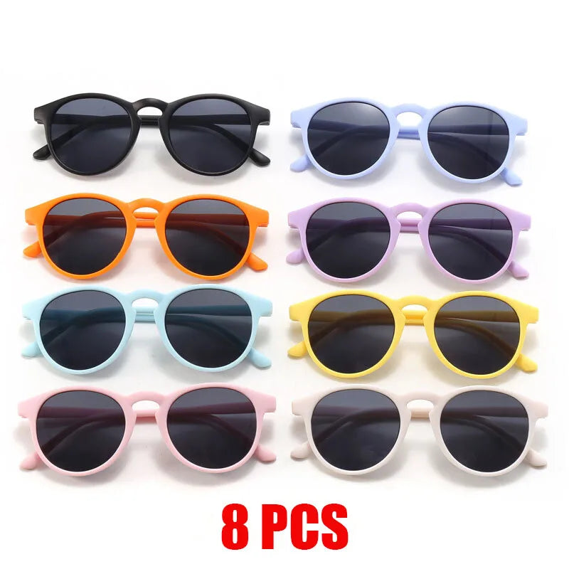 2025 UV400 Children's Multiple styles to choose from children's sunglasses 2-8 Year Old Baby Decorative Sunglasses Trendy
