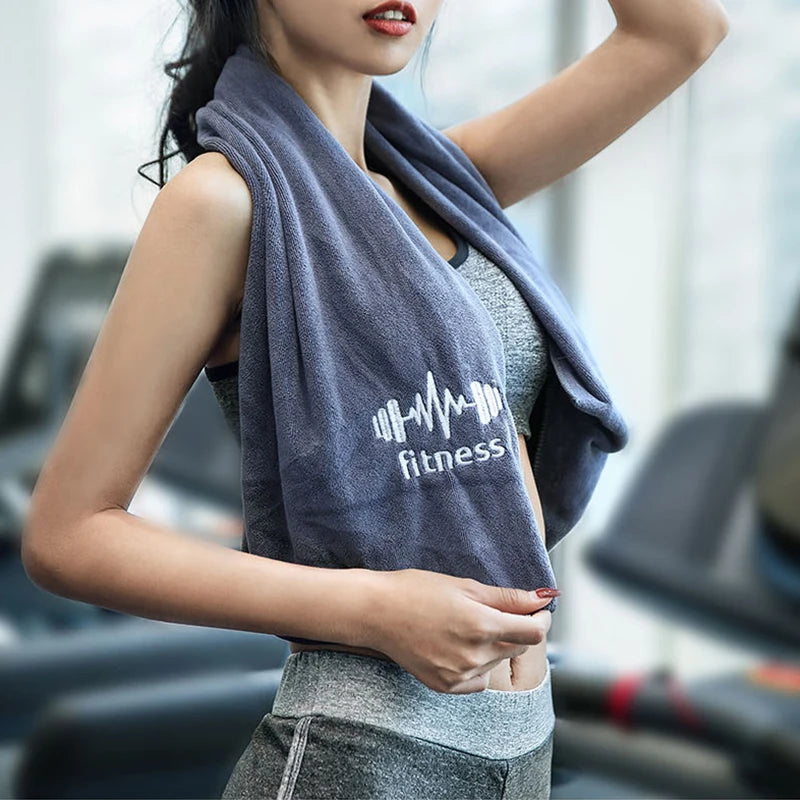 Microfiber Fast Drying Cooling Towel Beach Running Body Non-slip Sports Sweat Gym Yoga Exercise Swimming Fitness Towel 40*95cm