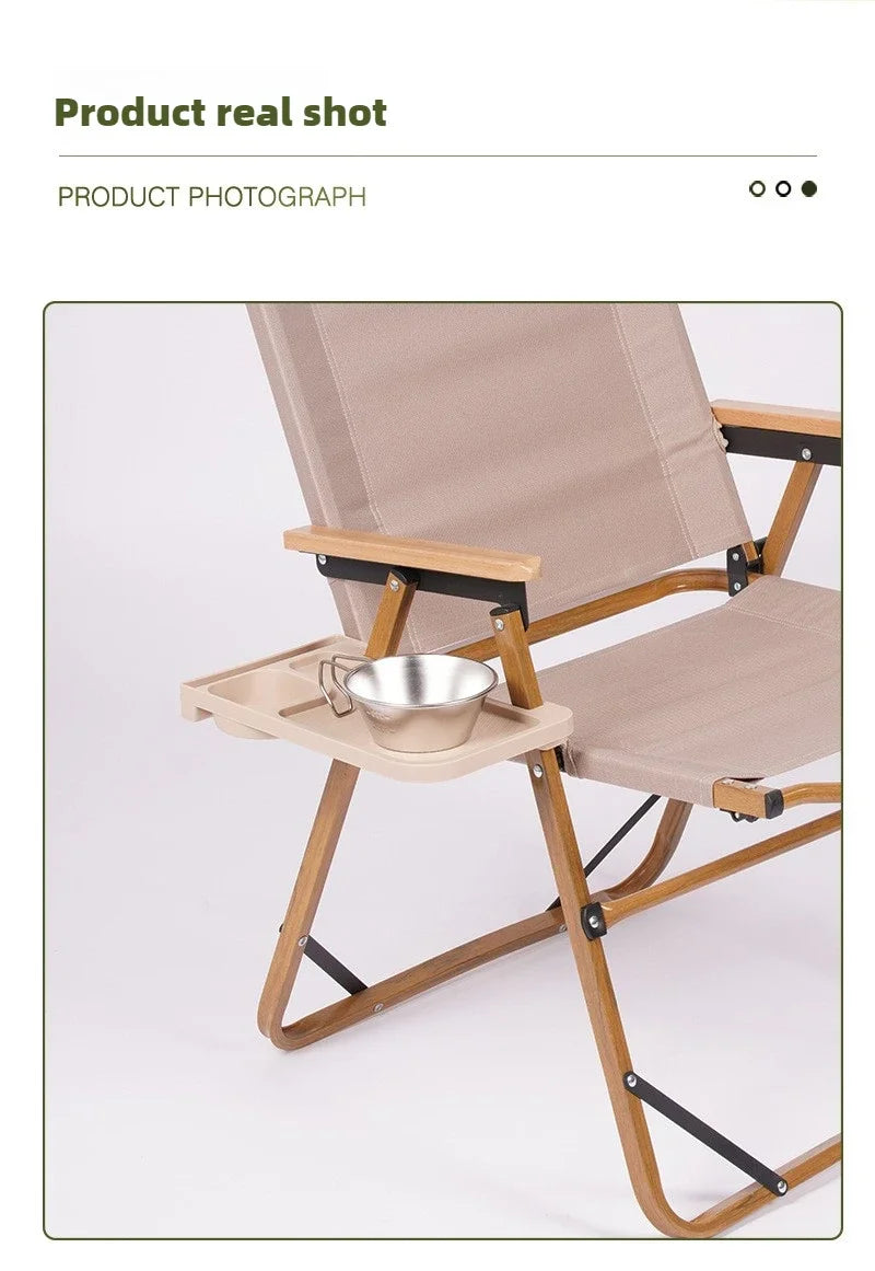 Outdoor Camping Chair Side Storage Tray Recliner Chair Tray Camping reunion Accessories Folding Universal Cup Holder Tool